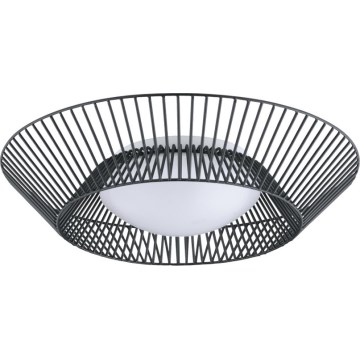 Eglo 200842 - LED plafondlamp PIASTRE LED/8,2W/230V Ø 39 cm zwart