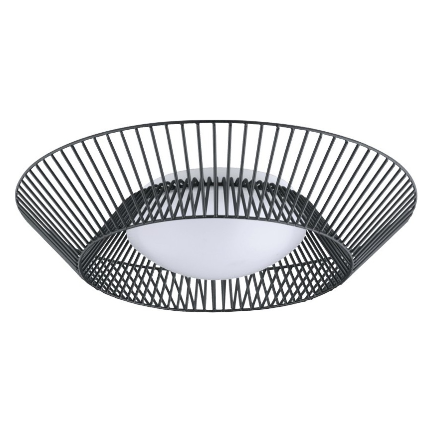 Eglo 200842 - LED plafondlamp PIASTRE LED/8,2W/230V Ø 39 cm zwart