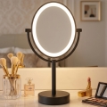 Eglo 201599 - Make-upspiegel met LED-achtergrondverlichting LED/4W/4xAA IP65 zwart