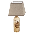 Eglo 202113 - Tafellamp MOJADA 1xE27/40W/230V bruin