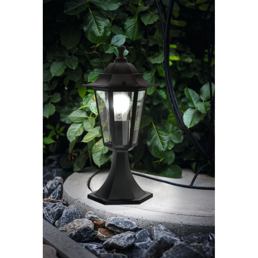 EGLO - Buitenlamp 1xE27/60W zwart IP44