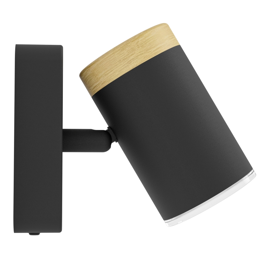 Eglo - Wandspot voor de badkamer 1xGU10/3W/230V IP44 zwart/beige