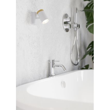 Eglo - Badkamer wandspot 1xGU10/3W/230V IP44 wit/beige