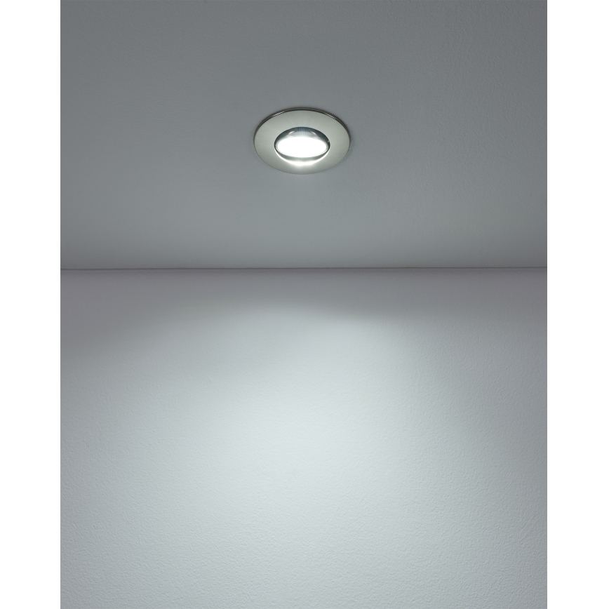 Eglo - SET van 7 LED-inbouwspots LED/4,9W/230V 2700/4000/6500K diameter 9 cm mat chroom