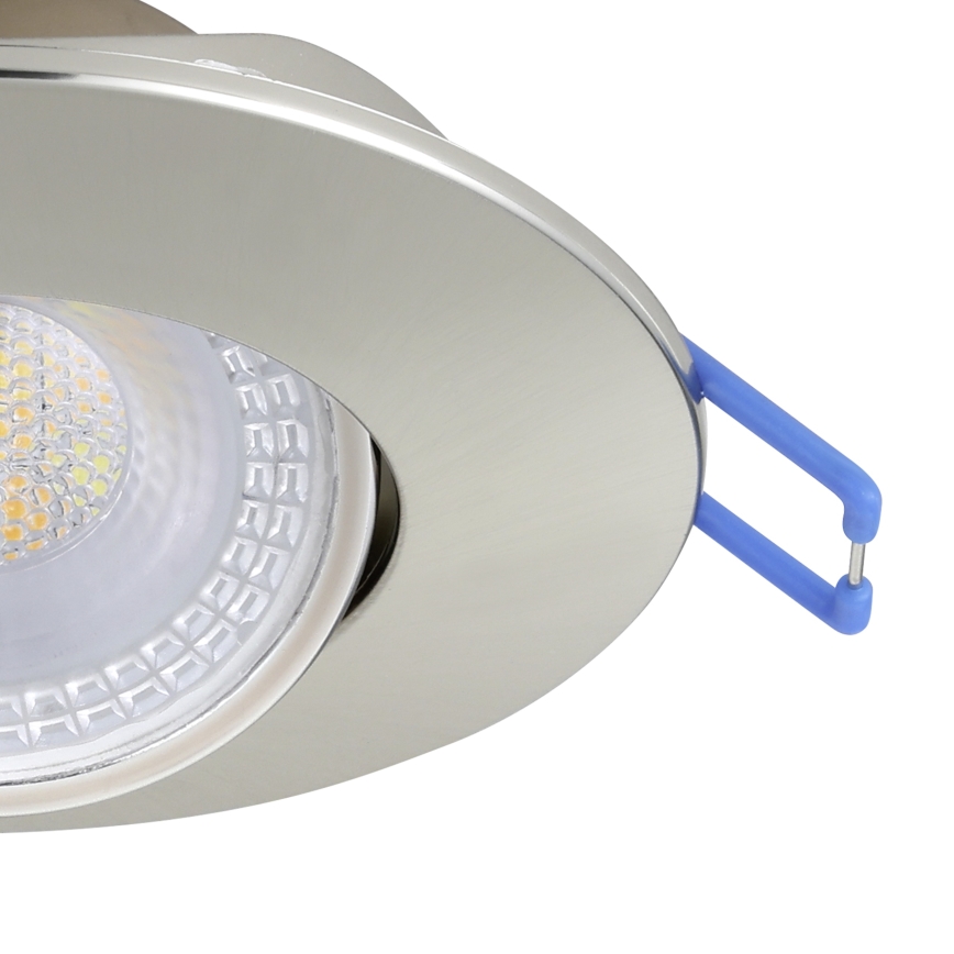 Eglo - SET van 10 LED-inbouwspots LED/4,9W/230V 2700/4000/6500K Ø 9 cm mat chroom