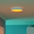 Eglo 300686 - Dimbare LED RGBW-plafondlamp MASSIGNANO-Z LED/18,5W/230V 2700–6500K Ø 40 cm wit + afstandsbediening