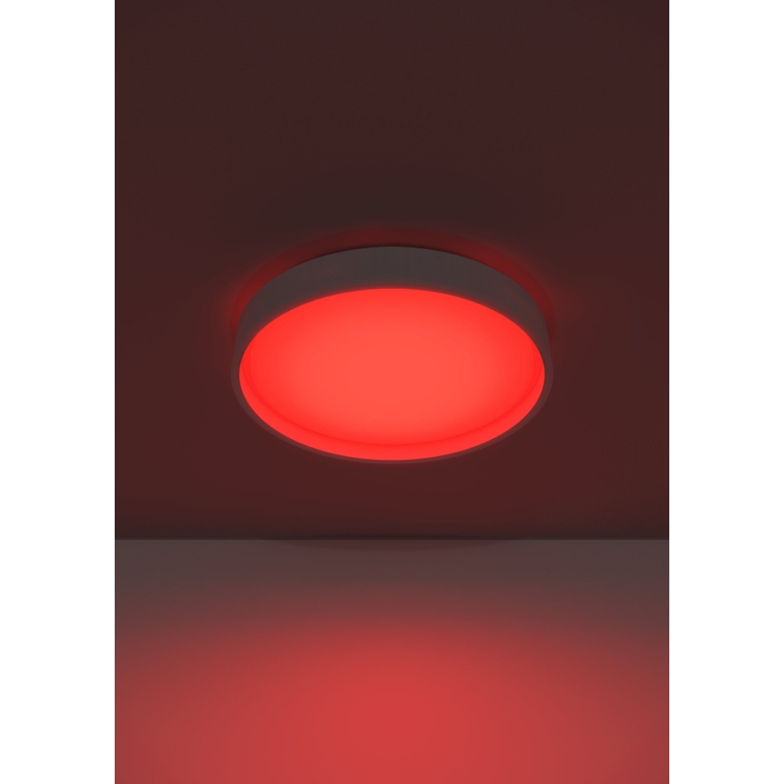 Eglo 300686 - LED RGBW Dimbare plafondlamp MASSIGNANO-Z LED/18,5W/230V wit + afstandsbediening