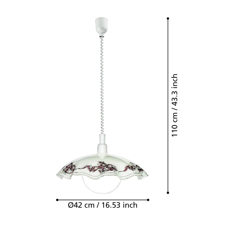 EGLO - Hanglamp 1xE27/60W