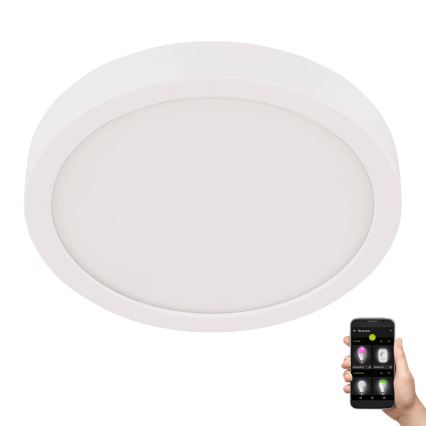 Eglo - LED plafondlamp voor de badkamer LED/20,5W/230V IP44 wit Ø 28,5 cm