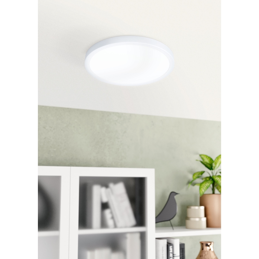 Eglo - LED plafondlamp voor de badkamer LED/20,5W/230V IP44 wit Ø 28,5 cm