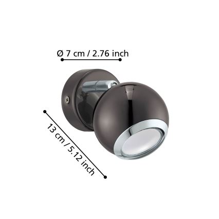 Eglo - LED inbouwspot 1xGU10/3W/230V