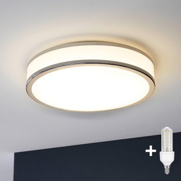 Eglo 31025 - LED plafondlamp voor badkamer PALERMO 1xE14/40W/230V IP44