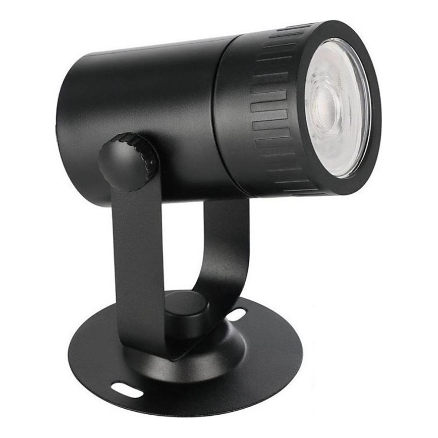Eglo 31374 - LED RGBW Dimbaar buitenshuis lamp NEMA-Z 1xGU10/5W/230V 2700-6500K IP65 zwart