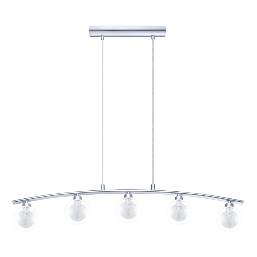Eglo 31424 - Hanglamp aan koord ROSARNO 5xG9/33W/230V