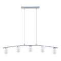 Eglo 31424 - Kroonluchter met kabel ROSARNO 5xG9/33W/230V