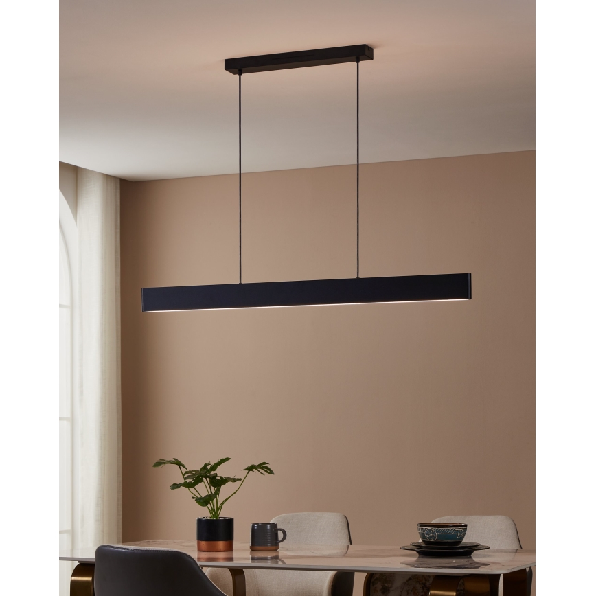 Eglo 31433 - LED RGBW Dimbare hanglamp aan een koord ANDREAS-Z LED/38W/230V 2700-6500K zwart