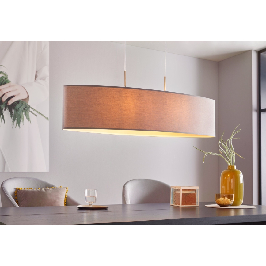 Eglo 31587 - Hanglamp aan koord PASTERI 2xE27/60W/230V