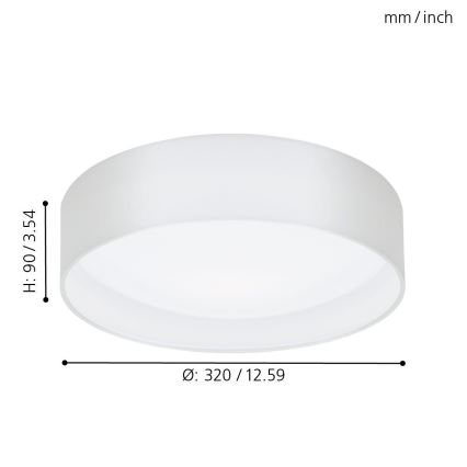 Eglo - LED plafondlamp LED/11W/230V