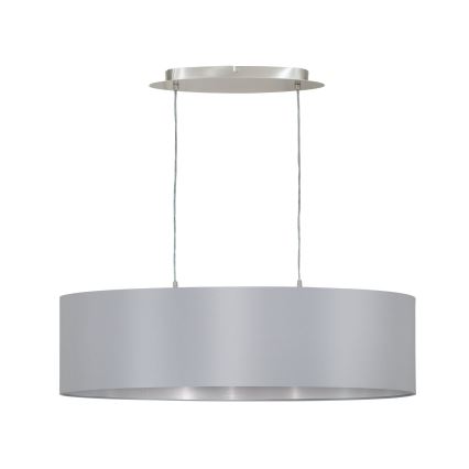 Eglo 31612 - Hanglamp aan koord MASERLO 2xE27/60W/230V