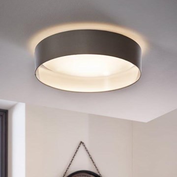 Eglo 31623 - LED plafondlamp MASERLO LED/16W/230V 3000K Ø 40,5 cm grijs/zilver