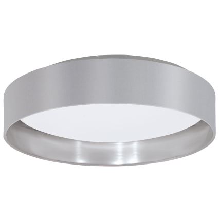 Eglo 31623 - LED plafondlamp MASERLO LED/16W/230V 3000K Ø 40,5 cm grijs/zilver