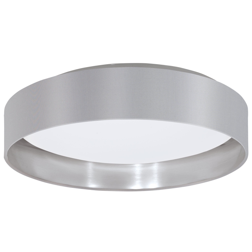 Eglo 31623 - LED plafondlamp MASERLO LED/16W/230V 3000K Ø 40,5 cm grijs/zilver