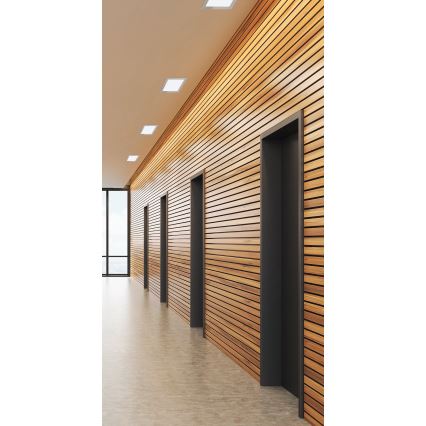 Eglo 31678 - LED inbouwarmatuur FUEVA 1 LED/18W/230V 22,5x22,5 cm