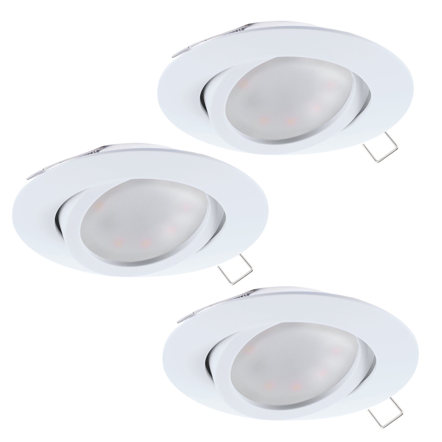Eglo - SET 3x LED Inbouwspot TEDO 3xGU10-LED/5W/230V
