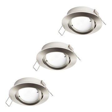 Eglo 31692 - SET van 3 LED-inbouwspots TEDO 1xGU10/5W/230V
