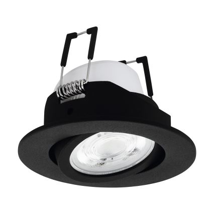 Eglo 31695 - LED RGBW Dimbare hangende plafondverlichting SALICETO-Z LED/4,7W/230V 2700-6500K zwart