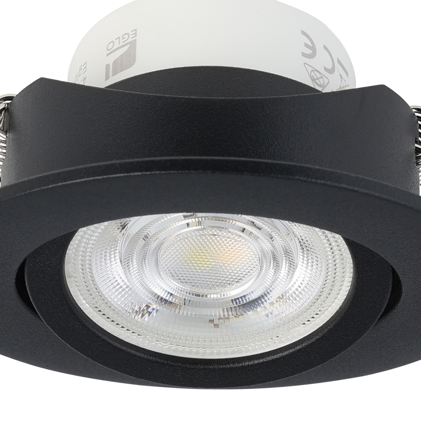 Eglo 31695 - LED RGBW Dimbare hangende plafondverlichting SALICETO-Z LED/4,7W/230V 2700-6500K zwart