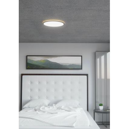 Eglo 31704 - Dimbare LED RGBW plafondlamp ROVITO-Z 1xLED/16,5W/230V 2700-6500K Ø 42 cm zwart