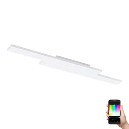 Eglo 31713 - LED RGBW Dimbare plafondlamp SALITERAS-Z LED/20,4W/230V 2700-6500K wit