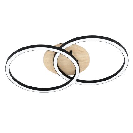 Eglo 31757 - LED plafondlamp LOMALTAS-Z 2xLED/16W/230V 2700-6500K