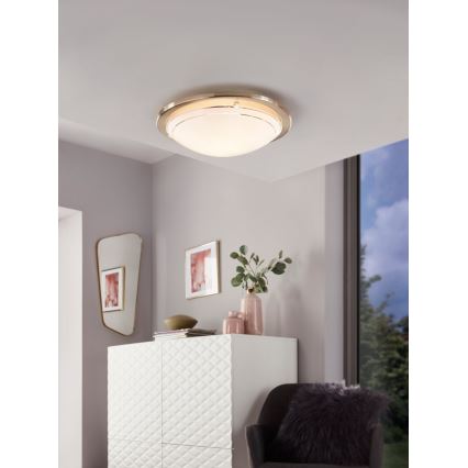 Eglo 32094 - LED Plafondlamp PLANET LED/11W/230V 3000K mat chroom