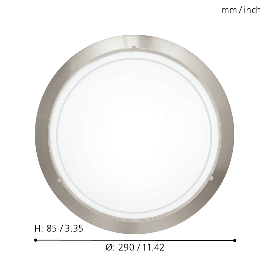 Eglo 32094 - LED Plafondlamp PLANET LED/11W/230V 3000K mat chroom