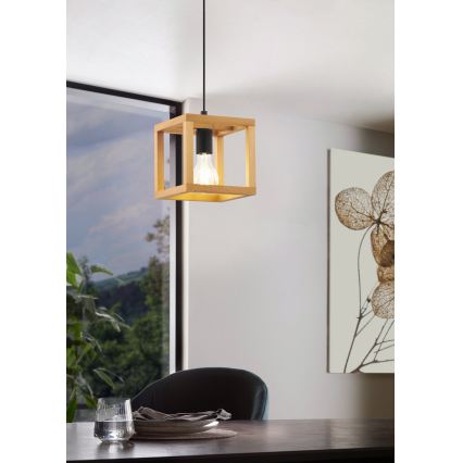 Eglo 32145 - Hanglamp aan snoer BLACKCROWN 1xE27/40W/230V