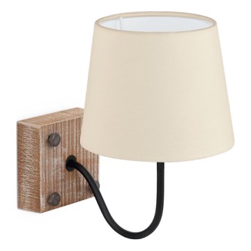 Eglo 32248 - Wandlamp 1xE14/40W/230V bruin/beige