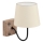 Eglo 32248 - Wandlamp 1xE14/40W/230V bruin/beige