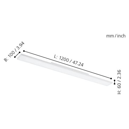 Eglo 32349 - LED RGBW dimbare plafondlamp TURCONA-C LED/34W/230V 2700-6500K + afstandsbediening