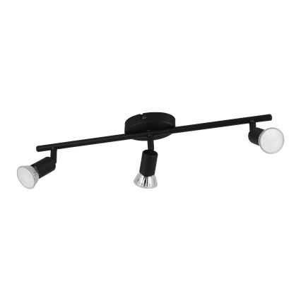 Eglo - LED Spot 3xGU10/2,8W/230V 3000K zwart