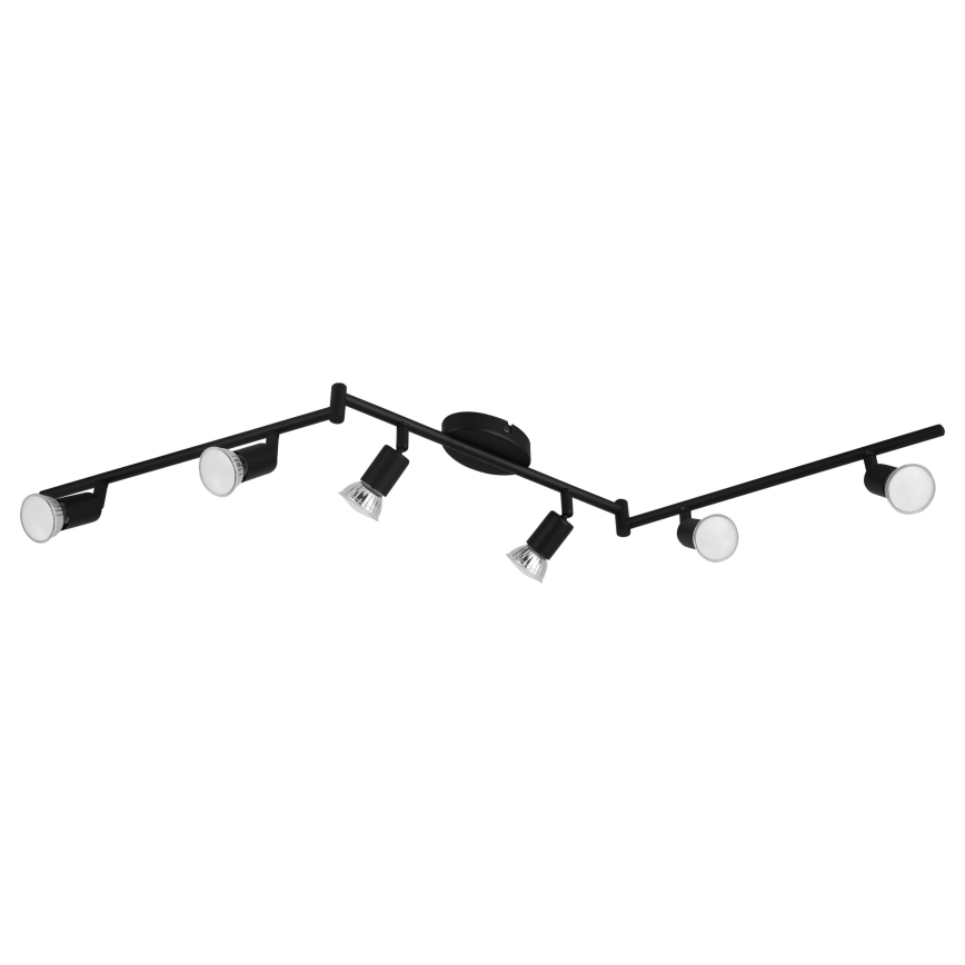 Eglo - LED Spot 6xGU10/2,8W/230V 3000K zwart