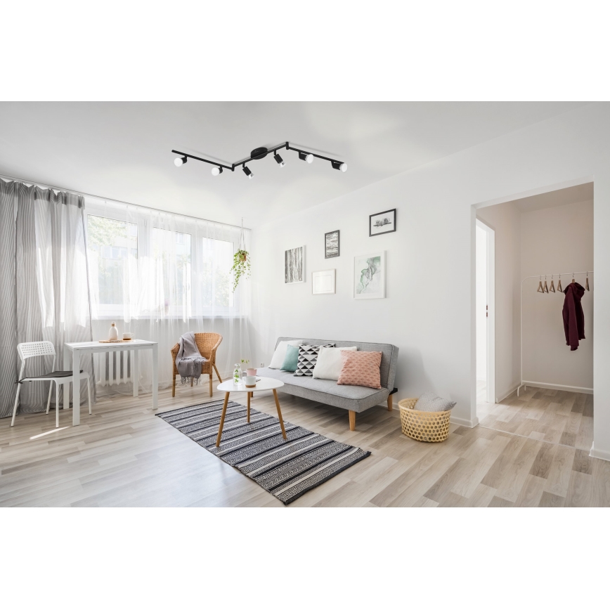 Eglo - LED Spot 6xGU10/2,8W/230V 3000K zwart
