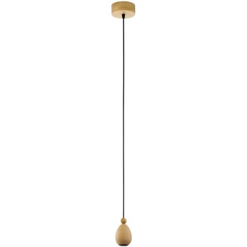 Eglo 32543 - Plafondlamp YORTH 1xE27/60W/230V eiken