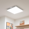Eglo 32547 - LED RGBW Dimbaar Bevestigd/inbouw panel 2in1 SALOBRENA-C LED/34W/230V wit 60x60 cm + afstandsbediening