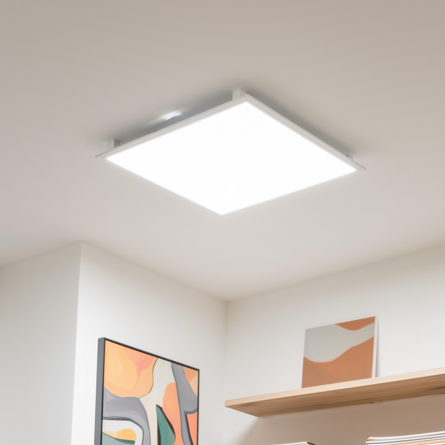 Eglo 32547 - LED RGBW Dimbaar Bevestigd/inbouw panel 2in1 SALOBRENA-C LED/34W/230V wit 60x60 cm + afstandsbediening