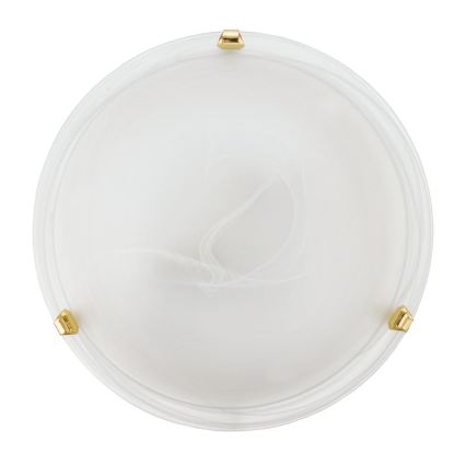 Eglo 32601 - LED plafondlamp SALOME LED/11W/230V Ø 30 cm goudkleurig/alabasterglas