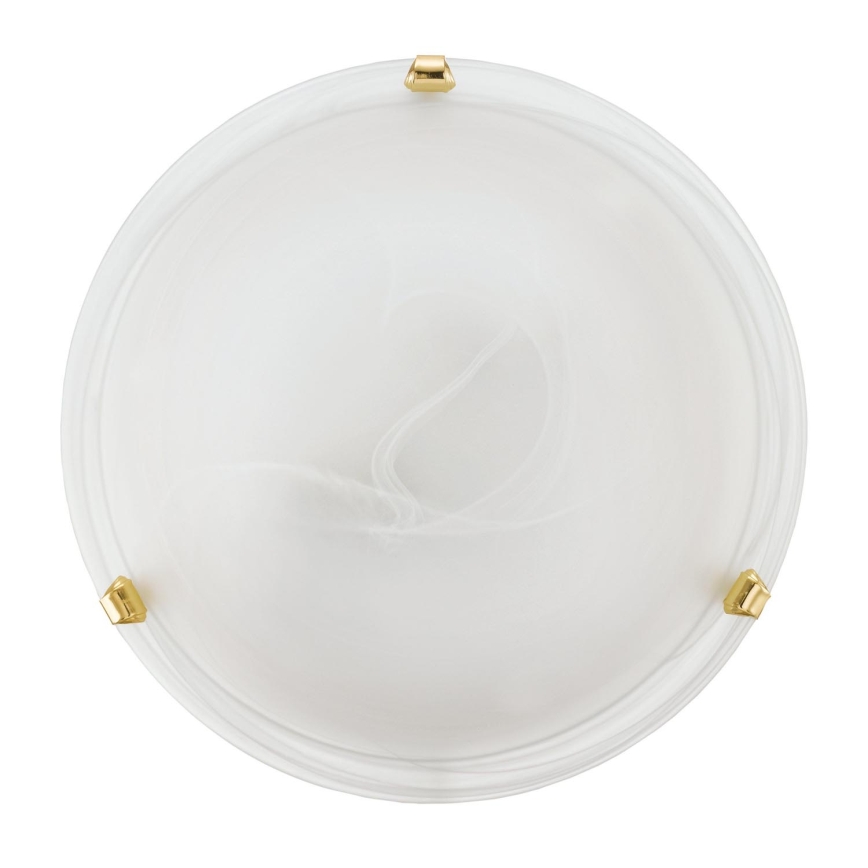 Eglo 32601 - LED plafondlamp SALOME LED/11W/230V Ø 30 cm goudkleurig/alabasterglas