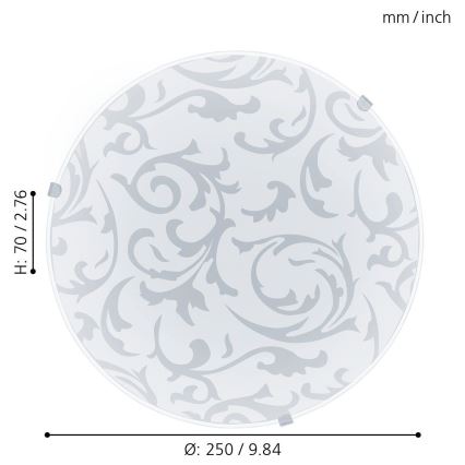 Eglo 32606 - LED-plafondlamp MARS LED/11W/230V Ø 25 cm