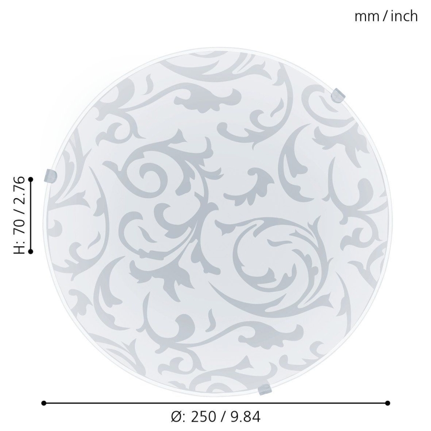 Eglo 32606 - LED-plafondlamp MARS LED/11W/230V Ø 25 cm